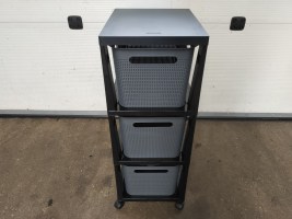 Rotho tower 3x 16 L zwart grijs (1)